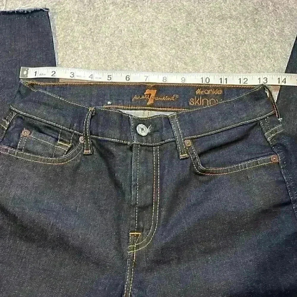 NWOT 7 for All Mankind, The Ankle Skinny. Size 27. - Picture 8 of 13
